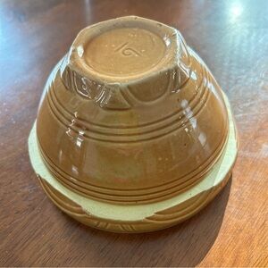 Stoneware 6” Bowl Rust Colored 1940’s